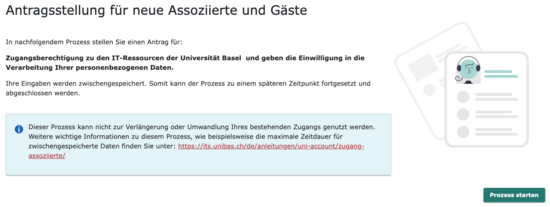 Antragsstellung
