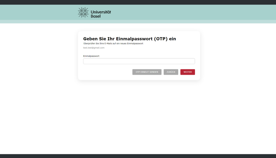 [Translate to English:] Einmalpasswort