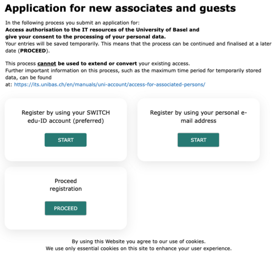 Self-registration