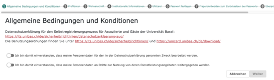 Allgemeine Bedingungen und Konditionen