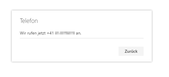 Anruf von Microsoft